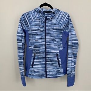 Marmot Blue & White Windbreaker Jacket Size S